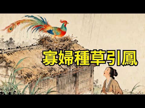 寡婦被族人搶光田產，只留一間漏雨茅屋，她在屋角種下一株野草，竟引來鳳凰築巢，朝廷封她為“鳳棲夫人”！#民間故事 #故事頻道 #感人故事 #家庭