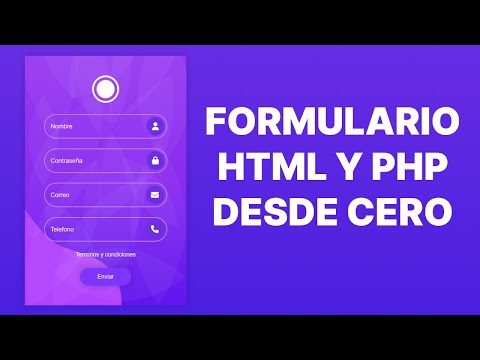 como HACER un FORMULARIO con HTML y PHP (DESDE CERO) 😱