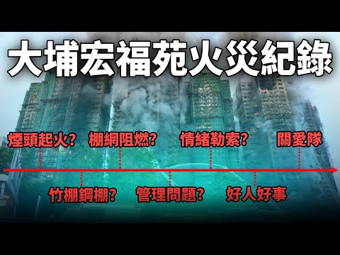 大埔宏福苑火災時間線: 工人, 竹棚還是棚網的錯? 情緒勒索強搶光環? 《宏福苑火災事件》