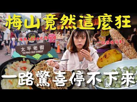 震撼！嘉義梅山一日遊，早餐竟然吃豬肺？百年古厝小吃、得獎番薯燒，老街美食一路吃到尾！絕美太平雲梯、海拔1200秘境直接看傻眼！勇闖36彎上山真的不後悔！｜三歲半