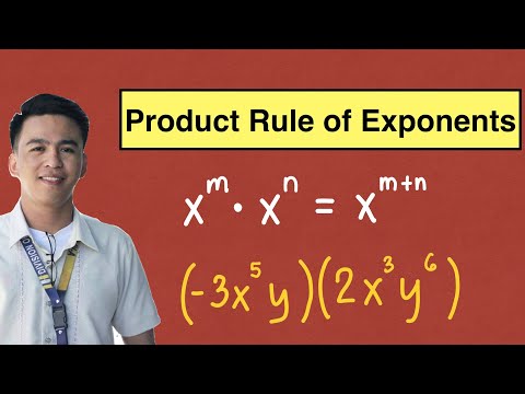 Product Rule of Exponents - Laws of Exponents