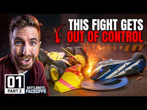 The Death of a Legend?! HUGE Knockouts! | BATTLEBOTS FaceOffs Episode 1 (Part 2)