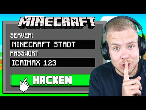 Ich HACKE mich auf ICRIMAX Server (Minecraft Stadt)