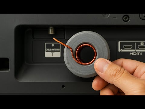 Say Goodbye to the Internet! Place a Spring on a Magnet and Watch All TV Channels for Free! 📡