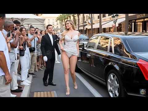 BILLIONAIRE LADIES AND SUPERCARS ARRIVALS IN MONACO 2025
