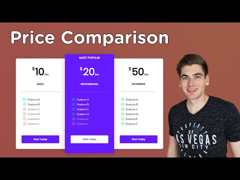 Build A Price Comparison Page With HTML And CSS