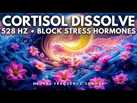 528 Hz ✨ Serotonin Sync • Reset Mood Pathways & Dissolve Emotional Stress | 8 Hour Meditation Music