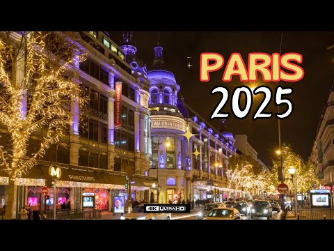Printemps Paris Magical Christmas in Paris 2025🎄✨Boulevard Haussmann Enchants Christmas🇫🇷