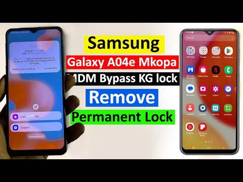 Samsung A04e, Quitar bloqueo por no pago, Todos los Samsung KG Lock Bypass