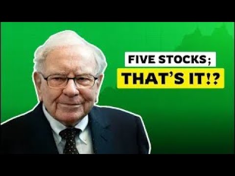 Warren Buffett: The Only 5 Stocks I'd Hold Until I Die