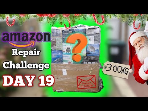 FIXING AMAZON RETURNS PALLET | DAY 19 | 2025 ADVENT Challenge