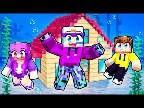 Living in a UNDERWATER HOUSE For 24 Hours!