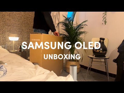 SAMSUNG OLED TV - UNBOXING