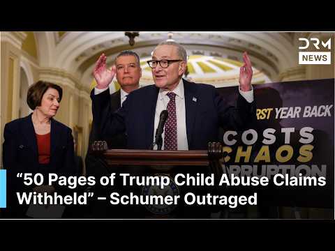 FULL PRESS CONFERENCE: Schumer Accuses Trump Administration Of Epstein Cover-Up | DRM News | AC1F