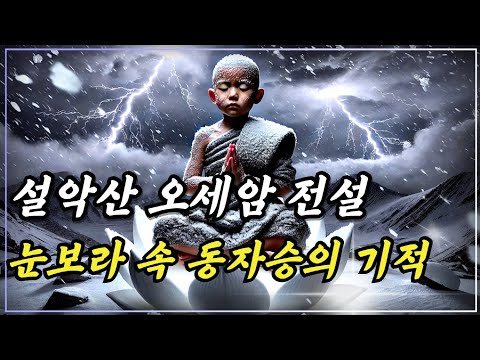 강원 설악산 오세암 전설┃눈보라 속 동자승의 기적ㅣ자면서 듣는 불교이야기ㅣ불교소설