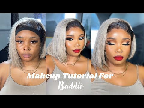 How to do a Soft glam makeup tutorial on dry skin