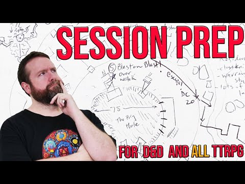 Session Preparation: How to Get Ready for a Game | TTRPG | 5e D&D | Web DM