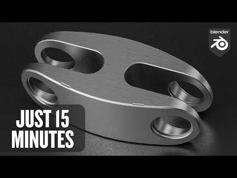Model This in Blender in 15 Minutes - Great Exercise for Beginners
