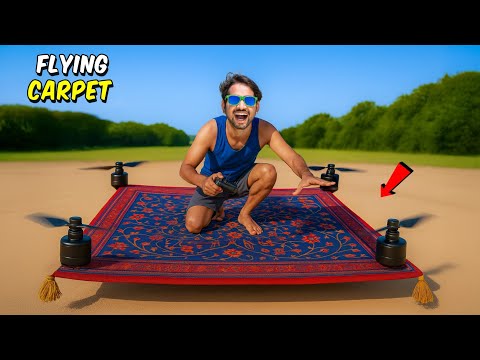 I Made Aladdin Flying Carpet - 100% Real 🤯 