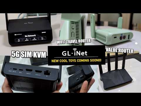 Gl.iNet Beryl 7, Comet 5G and Flint 3e Revealed