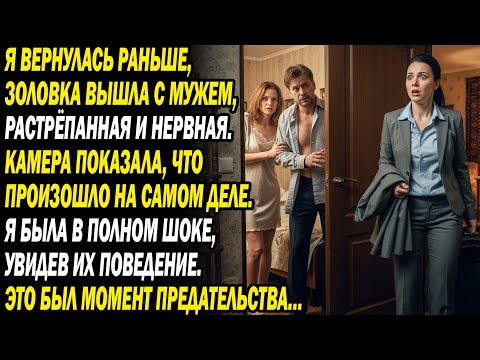 😱📹Вернулась раньше — золовка растрёпанная вышла с мужем. Камера показала...