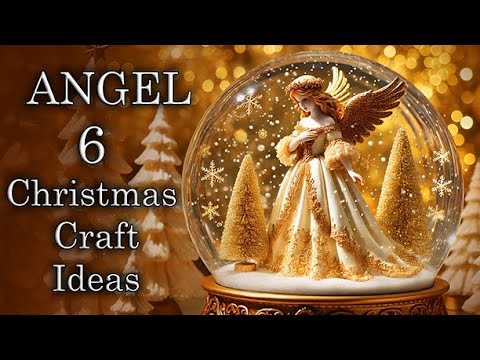 ANGEL  😇 6 IDEAS 😇 Affordable Christmas Decorations ideas 😇 Tree Ornaments🎄DIY