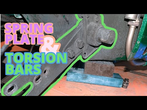 Porsche 911 Rear Spring Plate And Torsion Bars