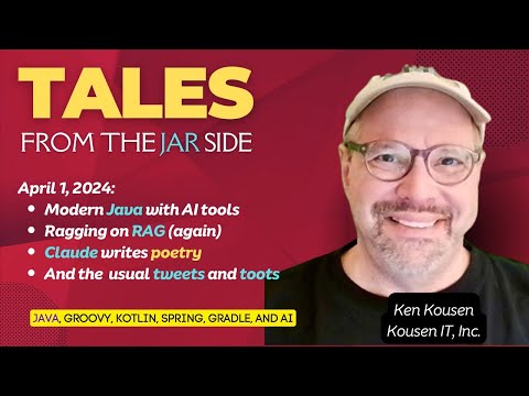 Tftjs: Modern Java with AI, Ragging on RAG again, Claude poetry