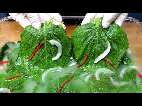 I'm surprised that perilla leaf water kimchi is this delicious.