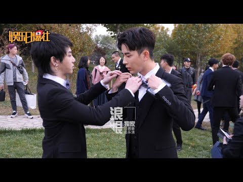 左立婚禮！華晨宇戶外視頻合集~花花給于朦朧系領結、為愛情鼓掌、與伴郎團搞笑合影【2018/10/20】Hua Chenyu