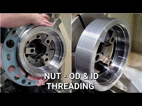 Nut | OD & ID Threading | CNC Lathe Machining