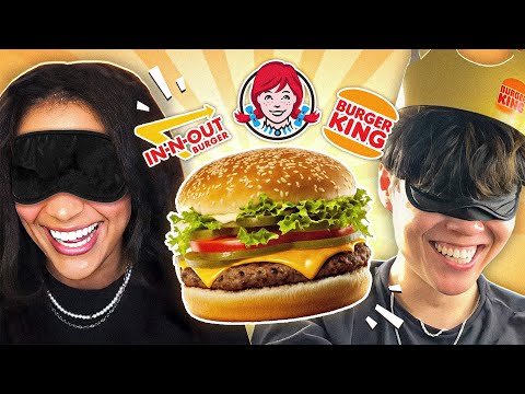 Blind Guess The Burger Challenge with DisguisedToast and LilyPichu!