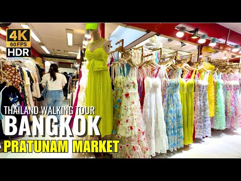 👚 Pratunam Market: Find The BEST WHOLESALE Clothing Deals in Bangkok! [4K HDR]