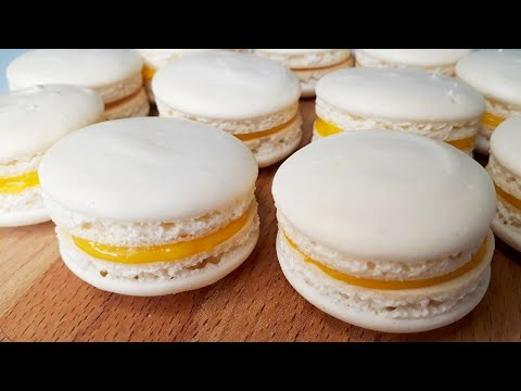 МАКАРОН из ПШЕНИЧНОЙ МУКИ на французской меренге  ☆ ЛИМОННЫЙ КУРД ☆ Тонкости приготовления