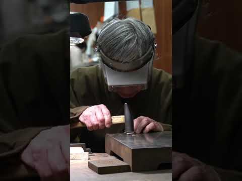 The process of making a silver bracelet.. #shorts #short