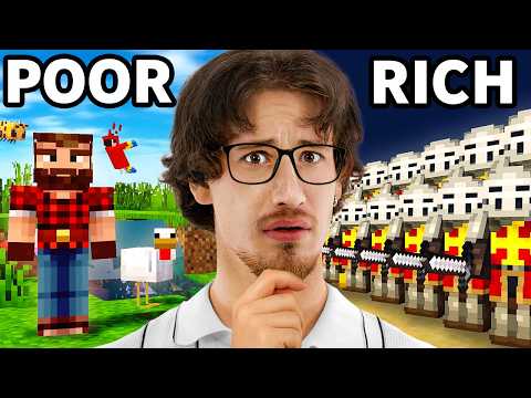 Minecraft Expert Reviews 1000 Players Simulate Rich & Poor