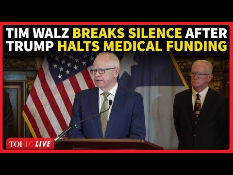 LIVE | ‘You’ve Got to Be Serious’: Tim Walz Lashes After Trump's Minnesota Medical Funding Shocker