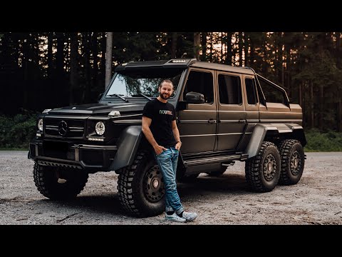 we drive a Mercedes AMG G63 6X6 through the forest in Germany / The Supercar Diaries