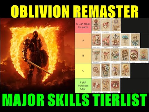 UPDATED Major Skills Tier List | Oblivion Remastered
