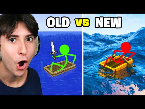 Old vs New Minecraft Animation