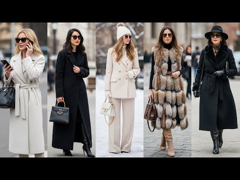 December Elegance in Milan: Beautiful Winter Street Fashion Looks 2025 | Luxury Fashion VLOG