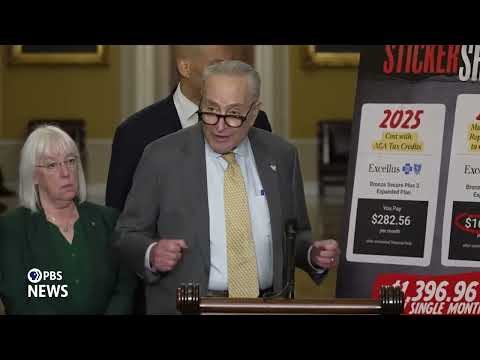 WATCH: 'Unfathomable' why Republicans 'are hiding' from health care costs, Schumer says