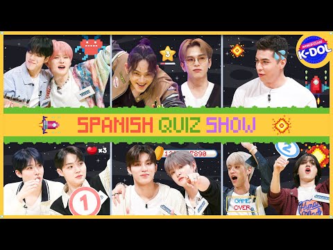 [ENG SUB] SPANISH QUIZ SHOW (TREASURE VS CHRISTIAN BURGOS)