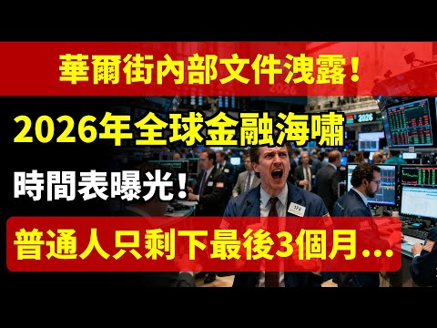 Leaked Wall Street documents reveal timeline for the 2026 global financial crisis! Ordinary peopl...