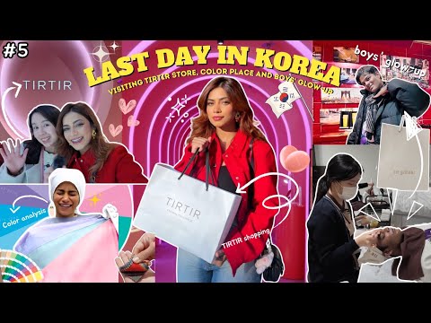 My LAST Day in Korea π°π· | TIRTIR store, Color Analysis & Boys Korean Spa Glow-Up! πβ¨