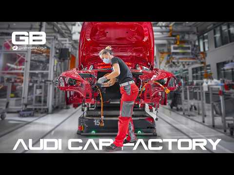 Audi CAR FACTORY Production - Here's How They're BUILT