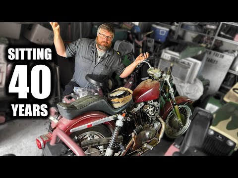 Can I Get This Forgotten Harley Davidson Running? (I Just Stole It)