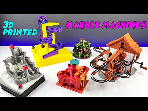 Awesome 3D Printed Marble Machines