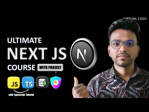 🚀 Next.js Full Course in Hindi | Learn Everything + Build 2 Projects  + Typescript Tutorial 🔥