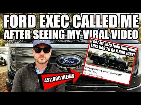 Ford Watched My Viral Lightning Video - Amazing What They Said